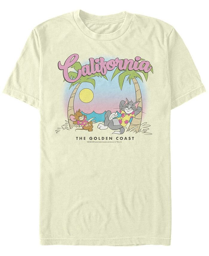 

Мужская футболка с коротким рукавом Tom Jerry California Fifth Sun, тан/бежевый