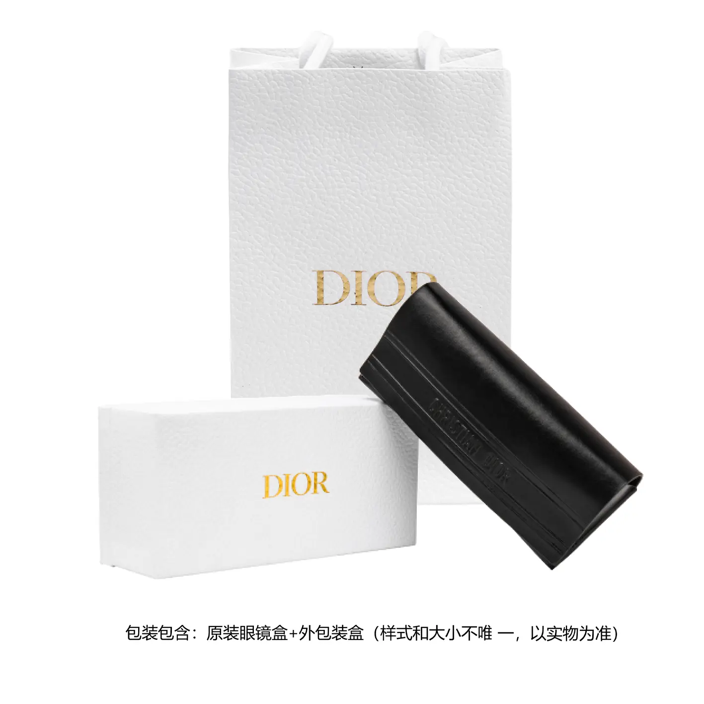 Ацетатные квадратные солнцезащитные очки женские DIOR, черный — фото 4