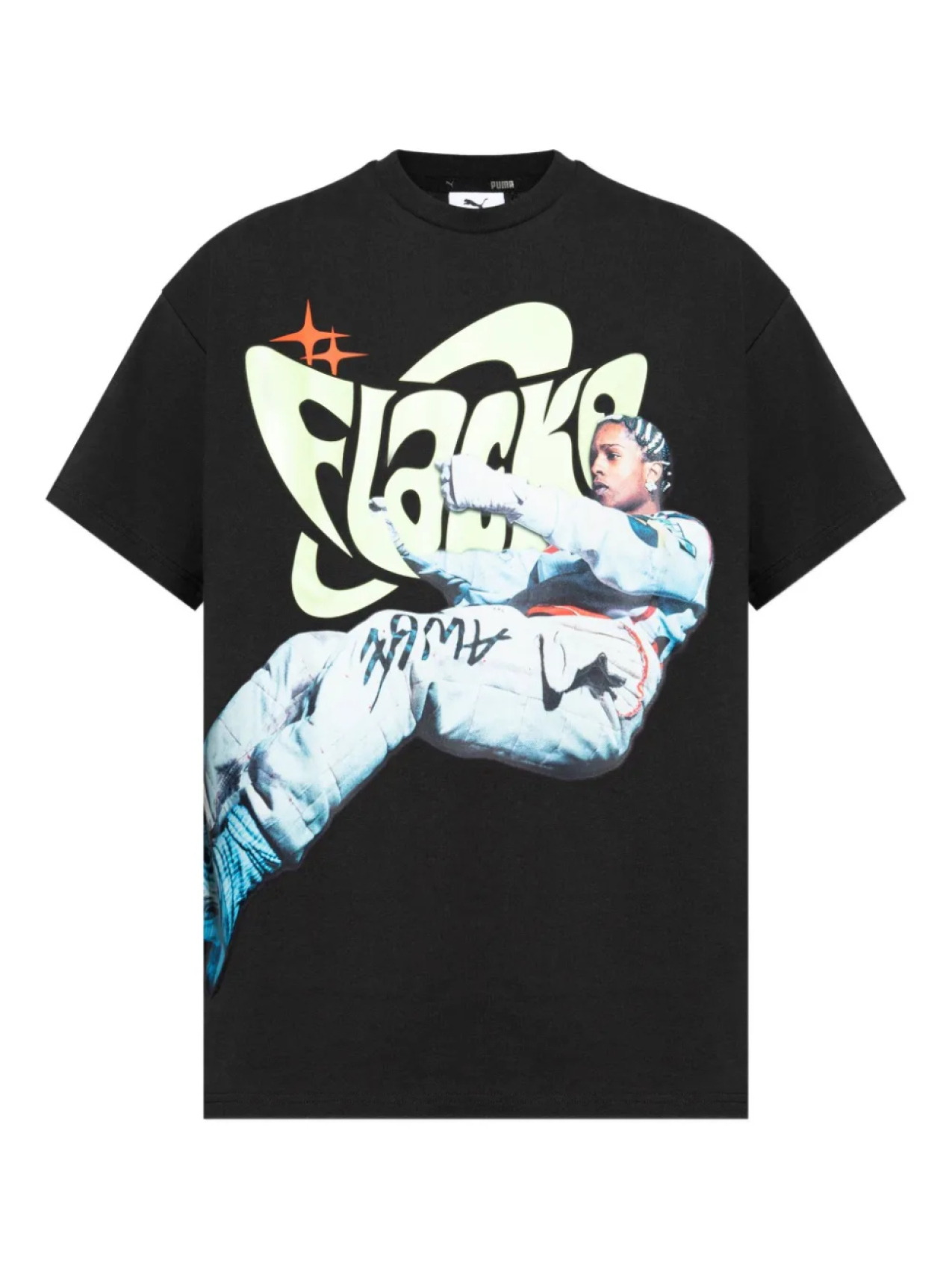 

Футболка с графическим принтом XA$ap Rocky Flacko PUMA, черный