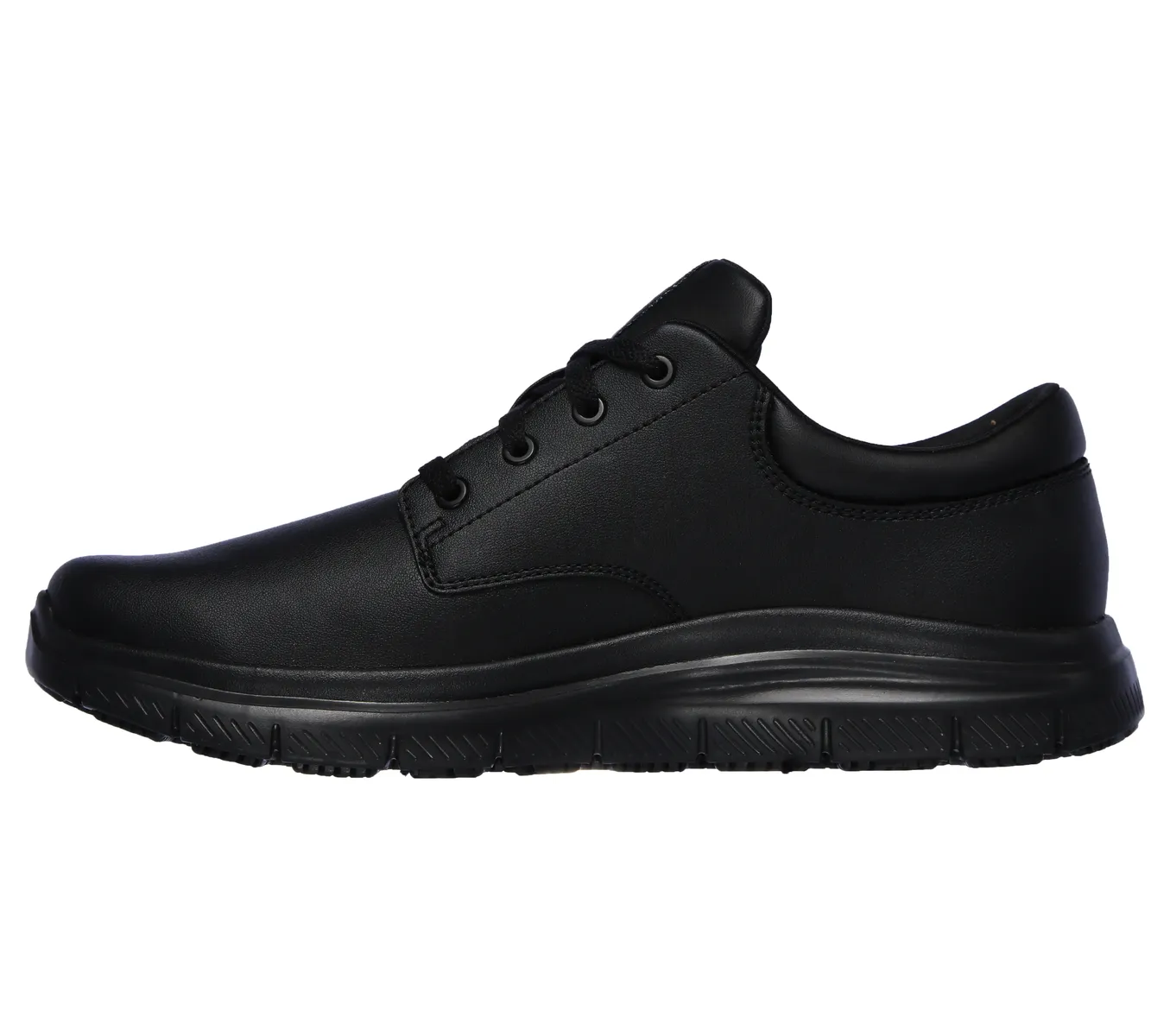 Рабочая обувь Skechers "FLEX ADVANTAGE SR-FOURCHE", обувь на шнуровке для общественного питания, уход с мягкой стелькой, черный — фото 3
