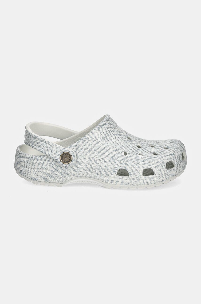 Crocs Классические твидовые сабо Crocs Clog, серый — фото 3