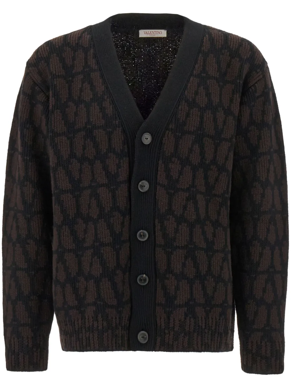 

Шерстяной кардиган Toile Iconographe VALENTINO GARAVANI, коричневый