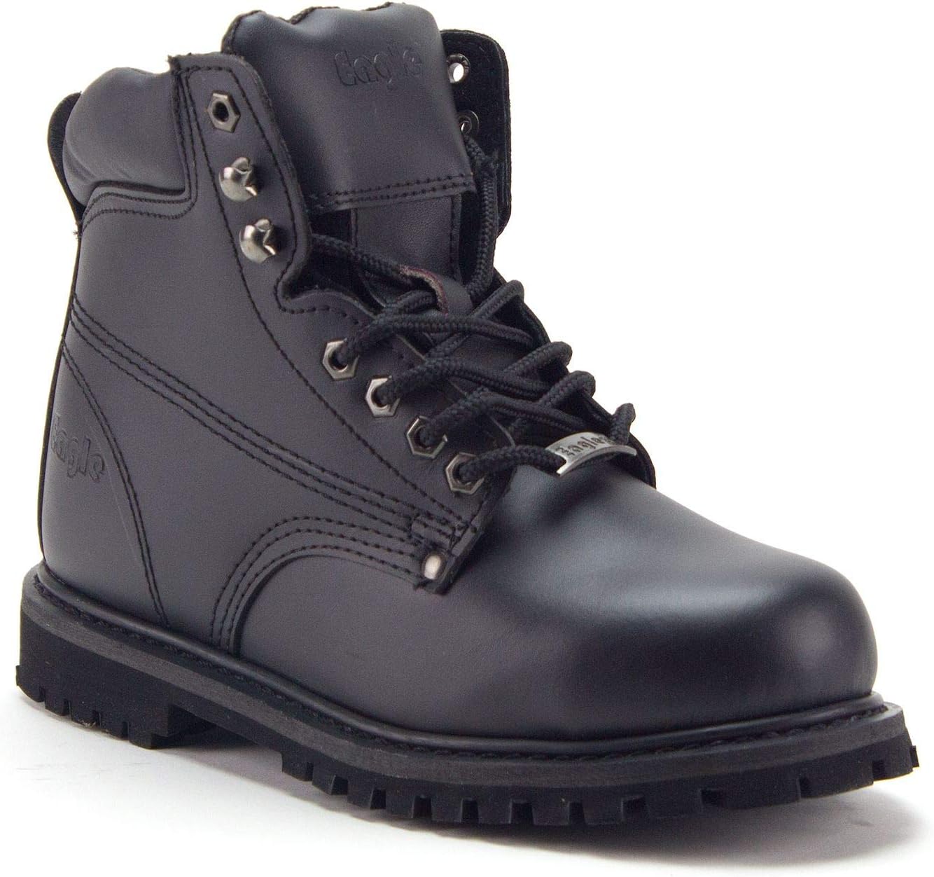 

Мужские ботинки Jazam из натуральной кожи с коричневым стальным носком для строительства и работы на открытом воздухе Jazame