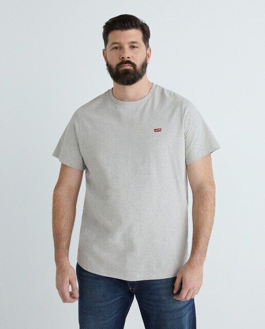 

Мужская футболка с короткими рукавами, большие размеры Levi'S, серый