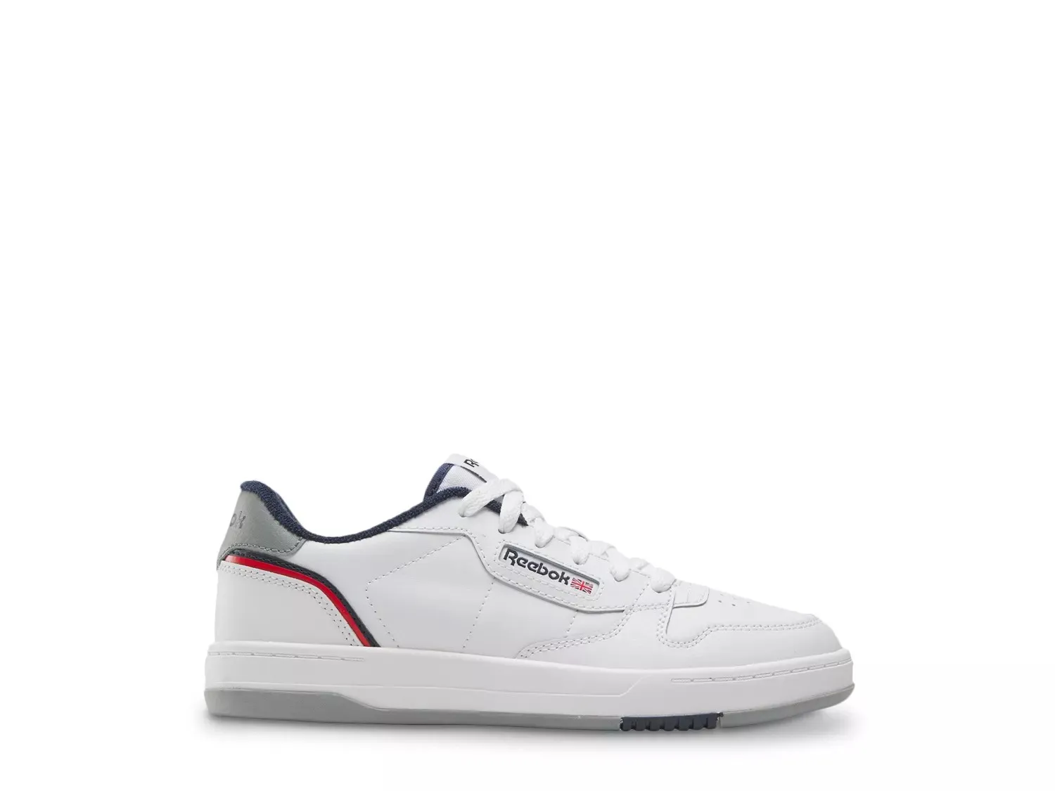 

Кроссовки Reebok Phase Court — детские, белые/темно-синие/красные