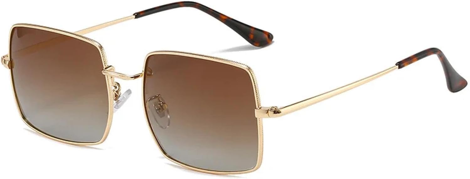 

Солнцезащитные очки с защитой от УФ-излучения UV400 | Металлические, для путешествий | Для женщин и мужчин, для занятий спортом на открытом воздухе и вождения DSVIGF, C6gold-brown