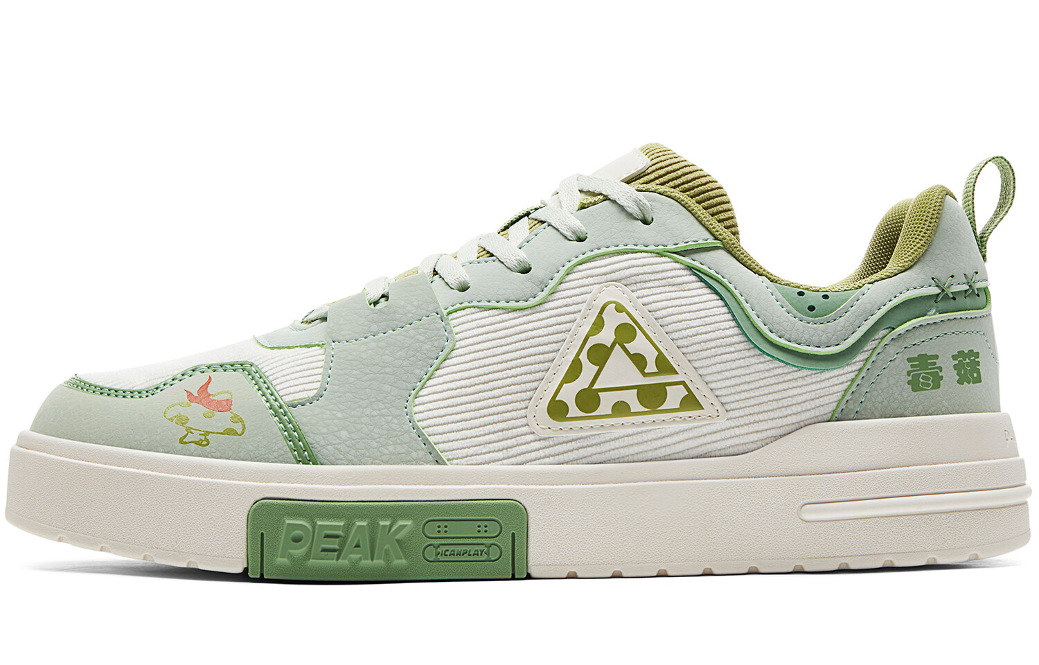 

Кроссовки PEAK Guochuang Series Skateboarding Shoes Men Low-top Green, зеленый