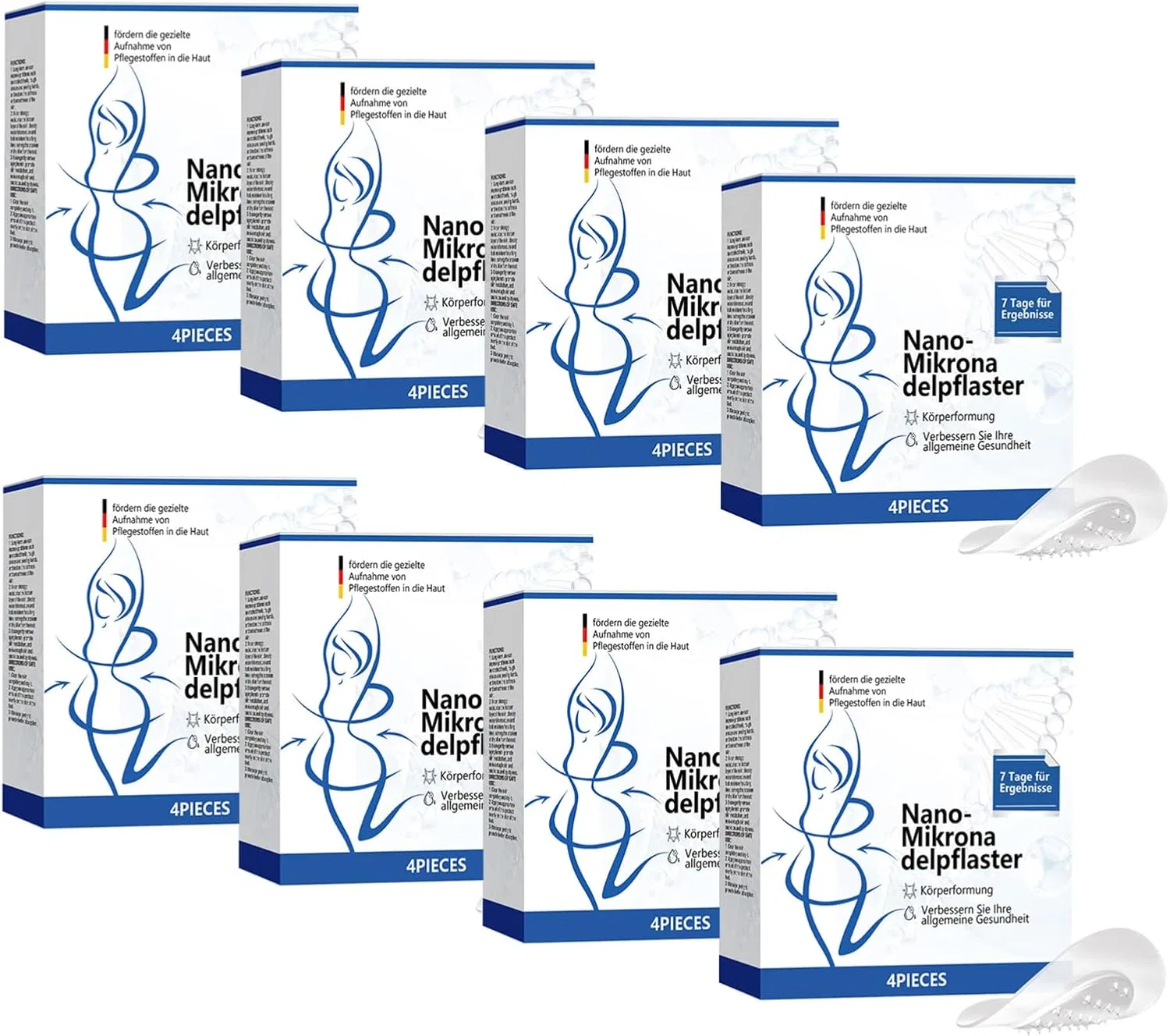 Пластыри для тела Diet Patches Nano Micro Mysunbar 4 шт/уп, 32 шт