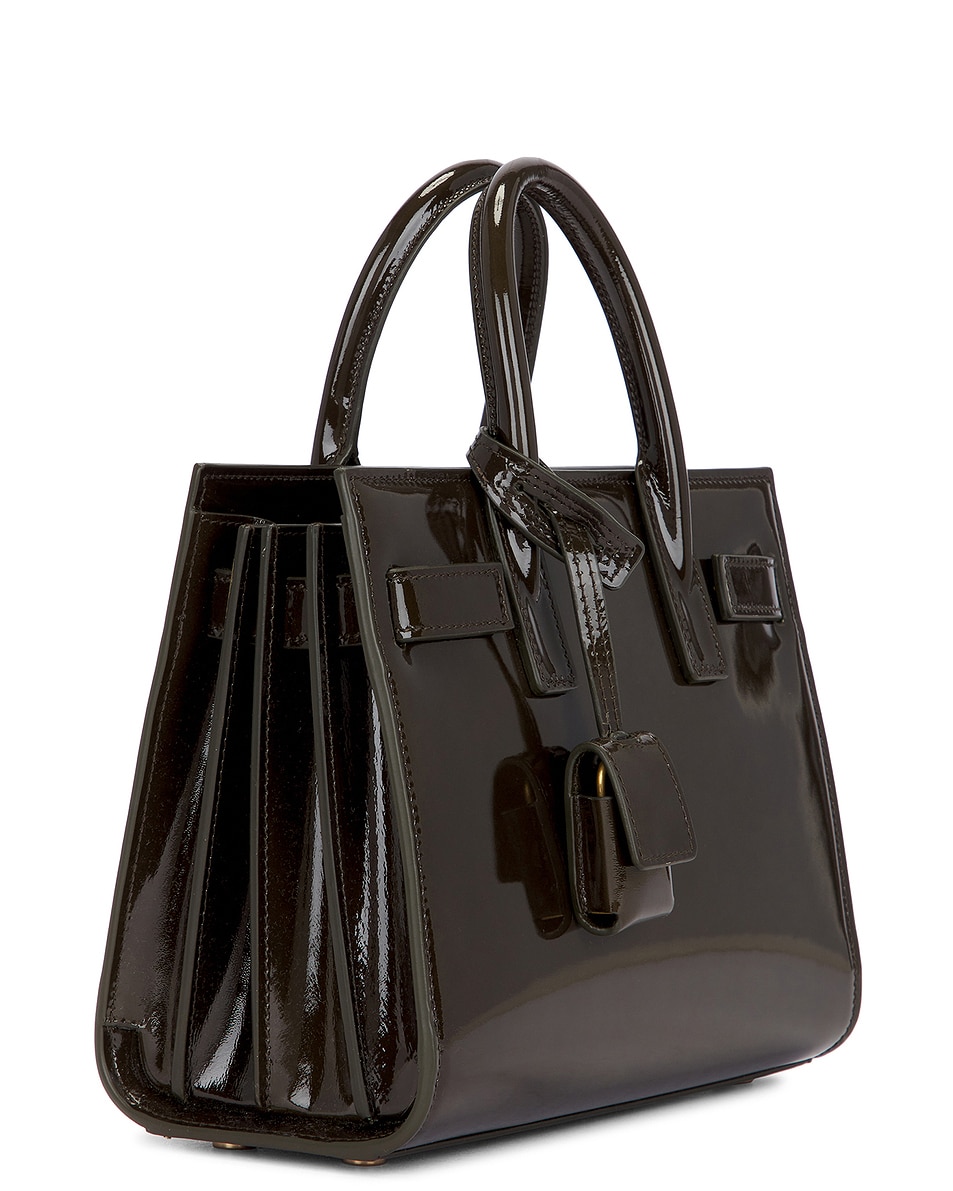 Сумка Nano Sac De Jour Saint Laurent, цвет Vineyard Green — фото 4