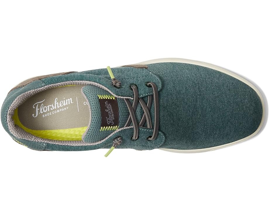 Кроссовки Florsheim Crossover Canvas Elastic Lace Slip-On Sneaker, цвет Green Canvas — фото 2