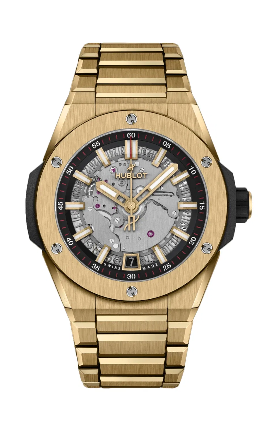 BIG BANG INTEGRATED ТОЛЬКО ВРЕМЯ ЖЕЛТОЕ ЗОЛОТО 40 ММ - 456.VX.0130.VX HUBLOT, золотой
