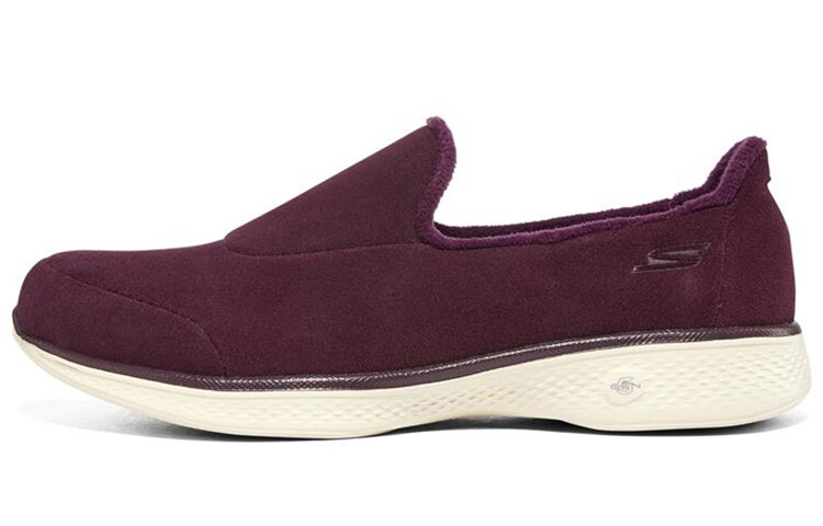 

Женские кроссовки Go Walk 4 Lifestyle с низким верхом, бордового цвета Skechers