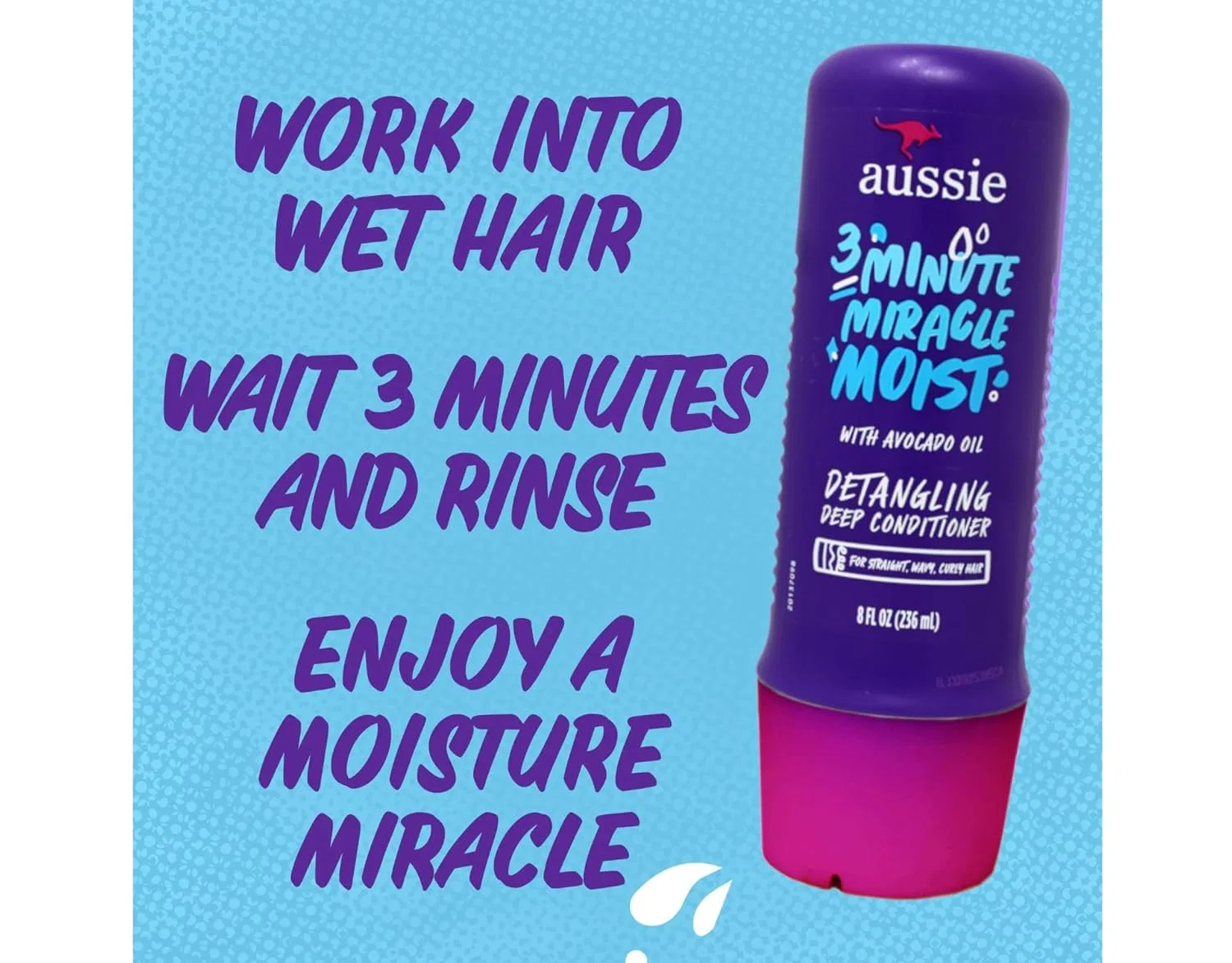 Жидкий кондиционер «3 Minute Miracle Moist Deeeeep» от Aussie Moist Aussie — фото 4