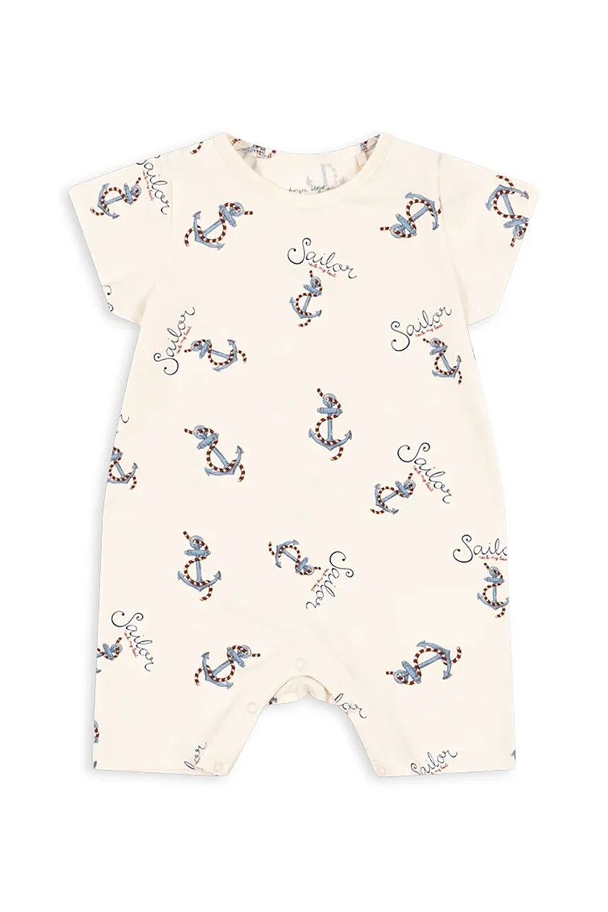 

Комбинезон BASIC ROMPER GOTS Konges Sløjd, бежевый