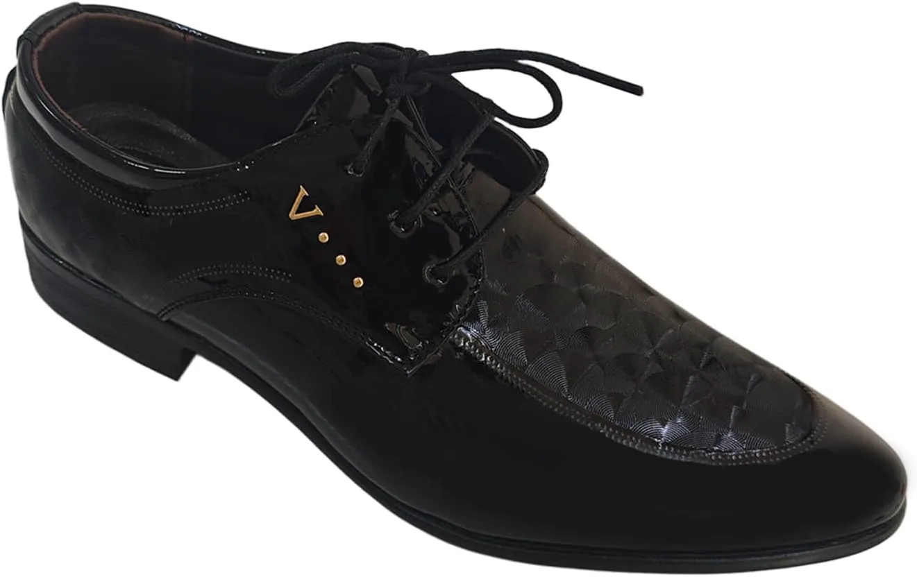 

Оксфордские туфли на шнуровке для мужчин, повседневные, для свадьбы и вечеринки Generic, черный