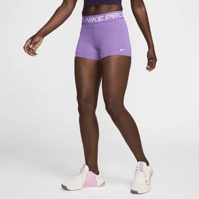 

Шорты Nike Pro, цвет Black Raspberry/White