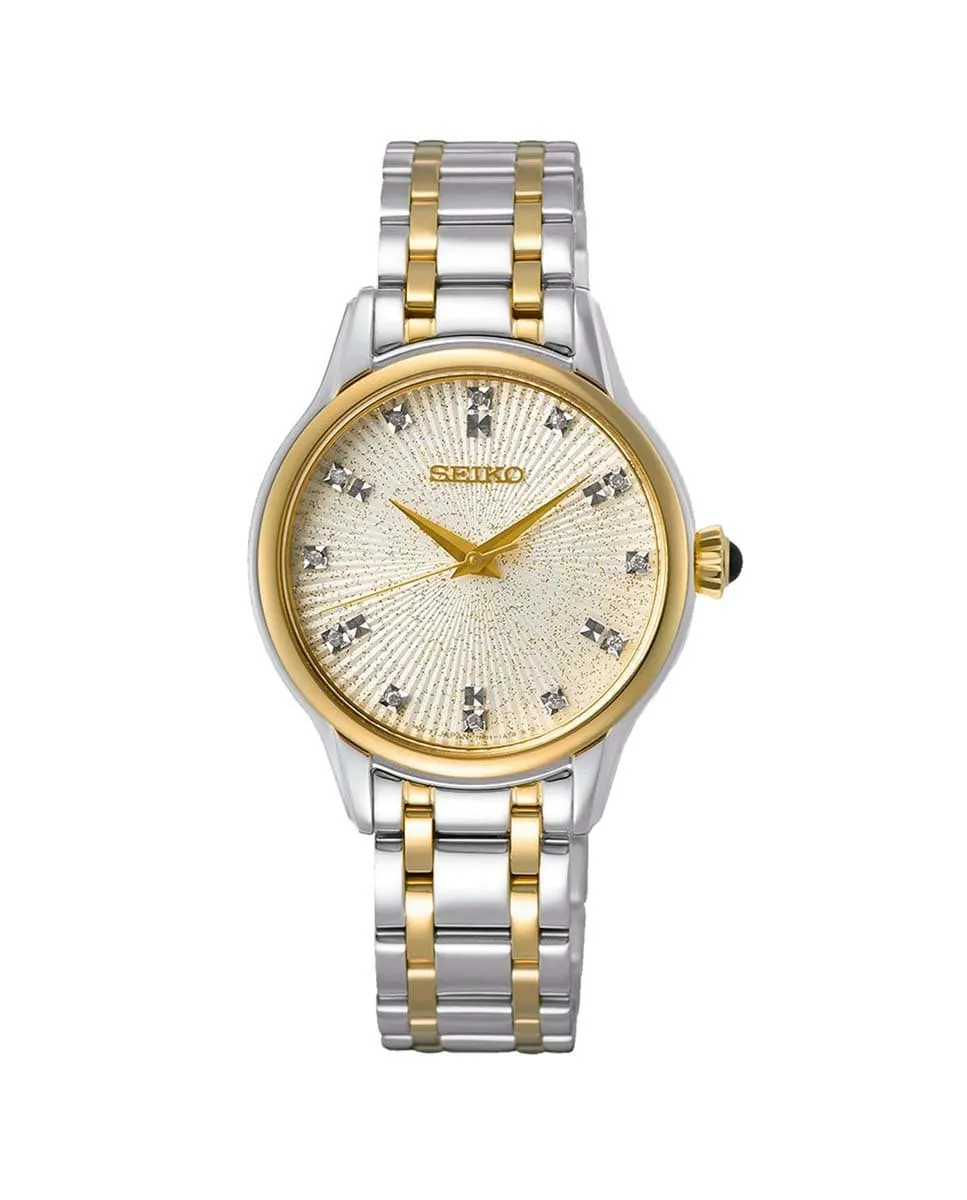 

Женские часы Ladies SRZ550P1 из стали с серебряным ремешком Seiko, серебряный
