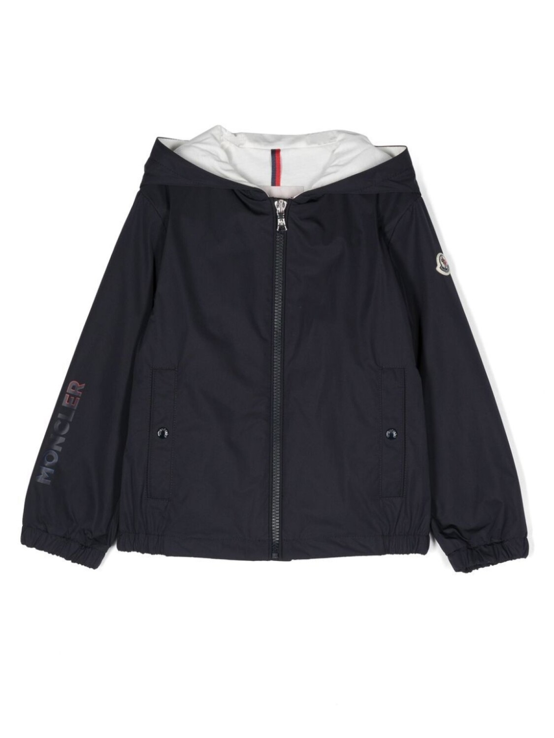 

Пуховик с капюшоном Moncler Enfant, синий