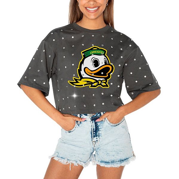 

Женская серая футболка Oregon Ducks Go Time с камнями Gameday Couture, Серый, Женская серая футболка Oregon Ducks Go Time с камнями Gameday Couture