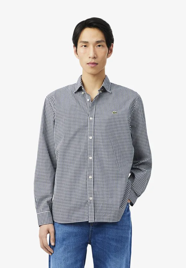 Рубашка Lacoste, Blanc Bleu Marine