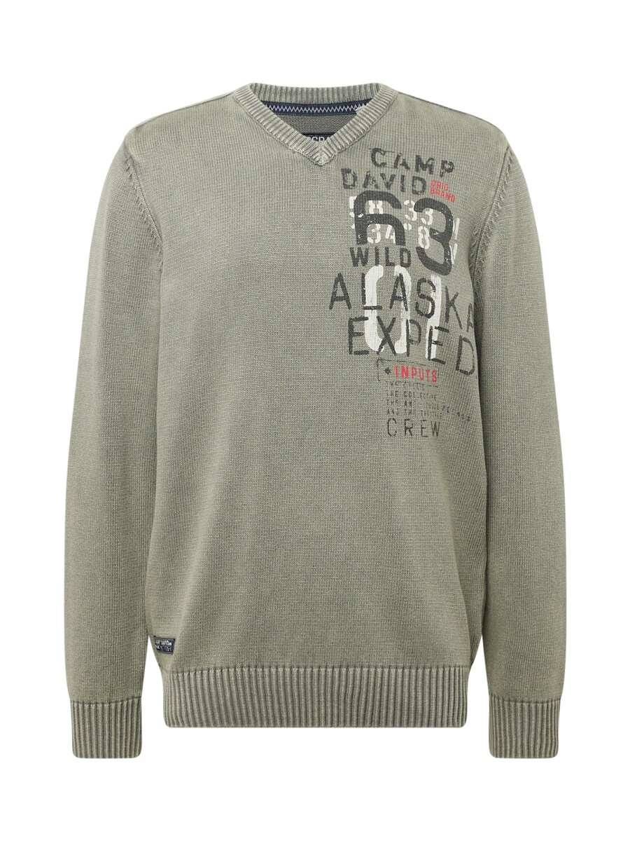 

Свитер с v-образным вырезом CAMP DAVID Sweater, хаки