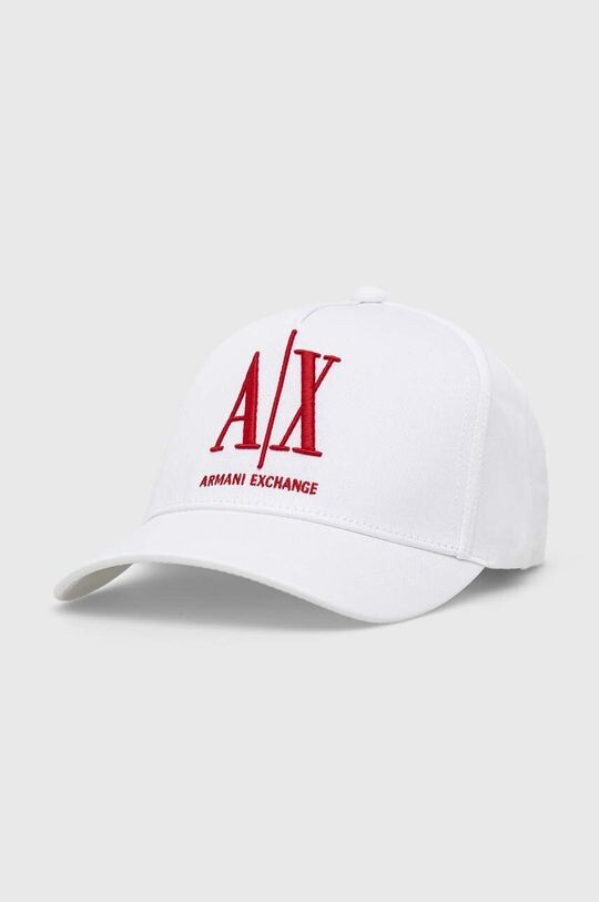 

Хлопчатобумажная шапка Armani Exchange, белый