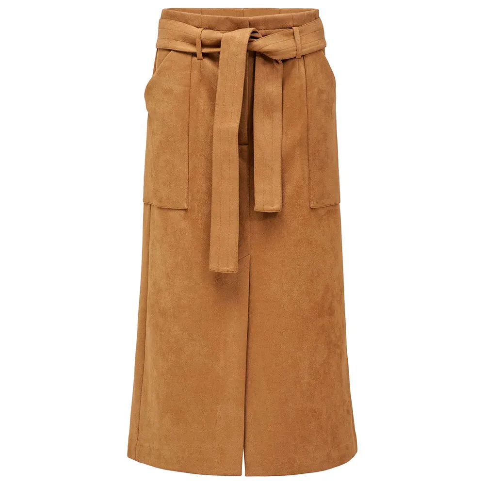 

Юбка Salsa Jeans 21010371 Paperbag midi skirt, коричневый