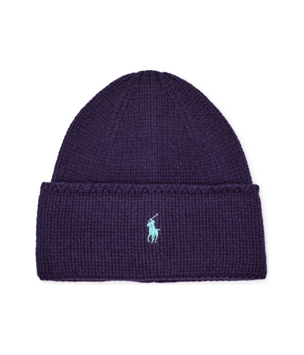 

Шапка Polo Ralph Lauren Pony, фиолетовый