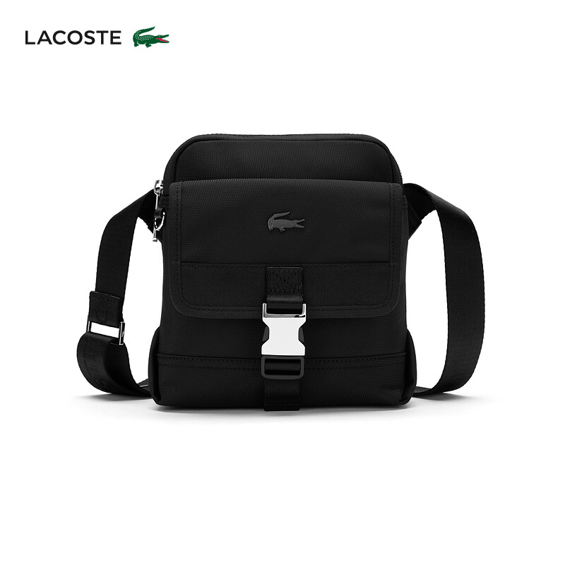 

Сумка мужская Lacoste из крокодиловой кожи, черный