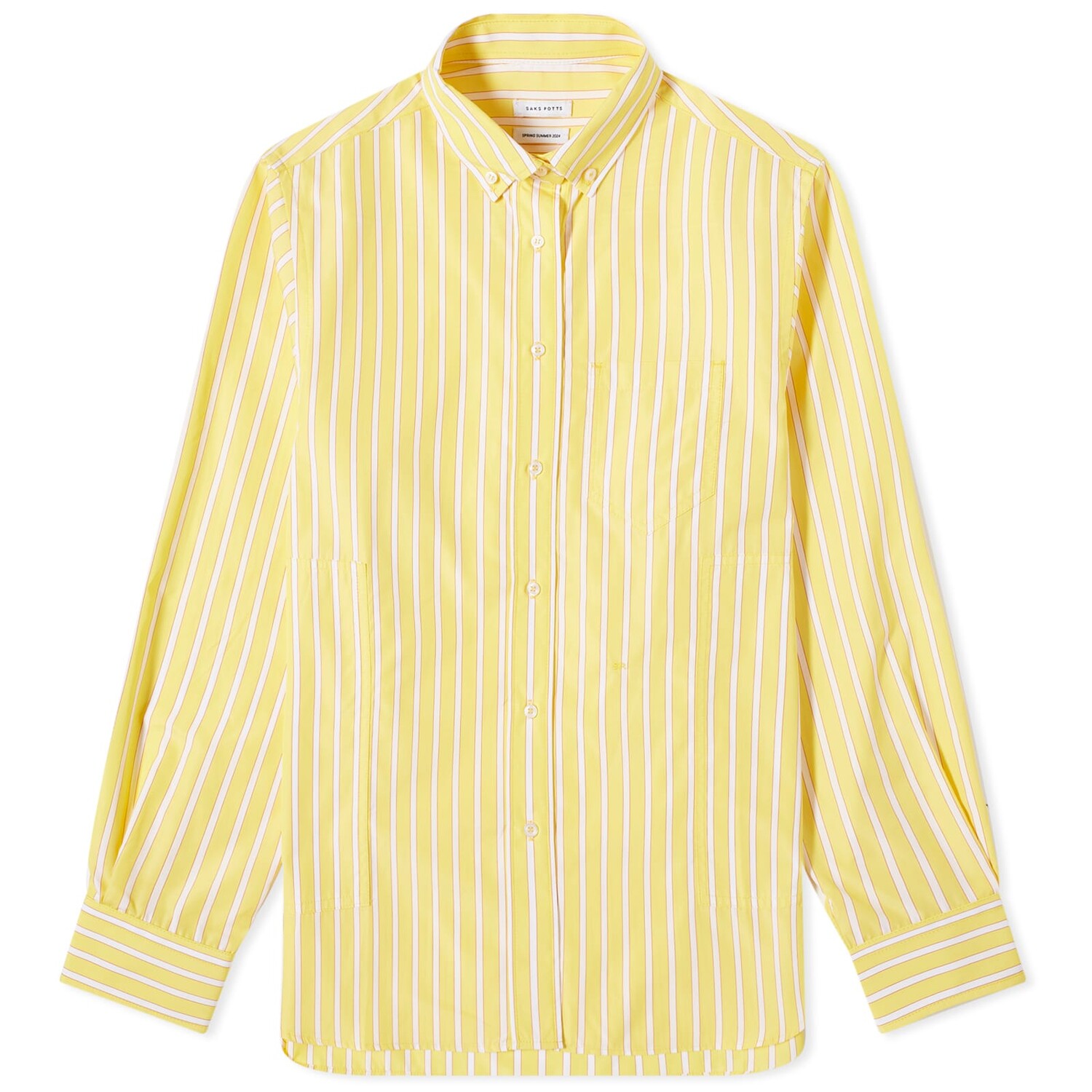 

Рубашка Saks Potts Williams Stripe Shirt, цвет Yellow Melon Stripe