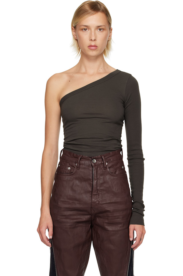 

Rick Owens Drkshdw Футболка с изображением серого конкордианца Зигги