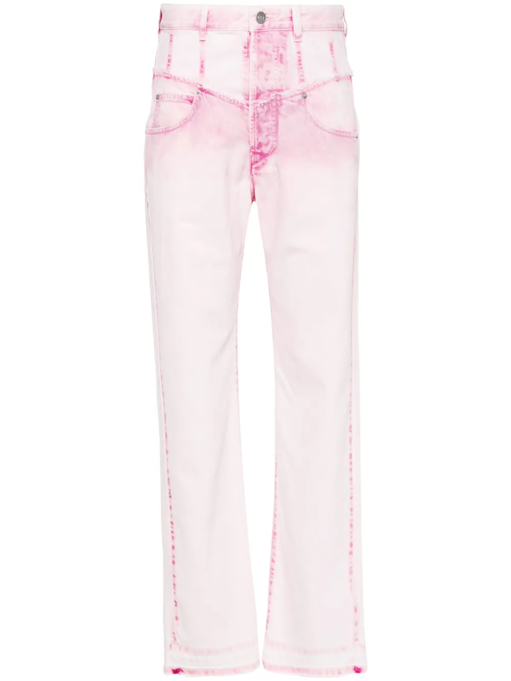 

Джинсы Noemie прямого кроя ISABEL MARANT, розовый