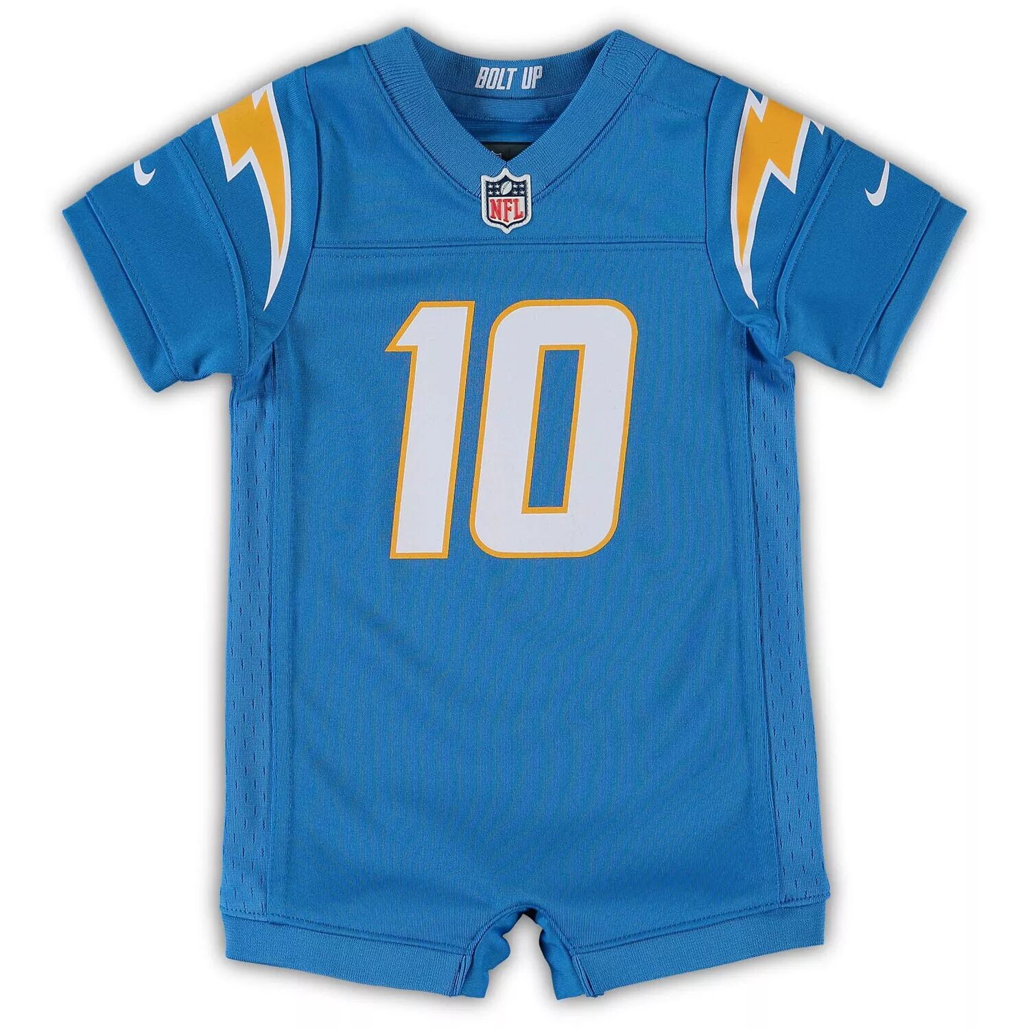 Комбинезон Nike Justin Herbert Powder Blue Los Angeles Chargers Game Nike, синий — фото 2