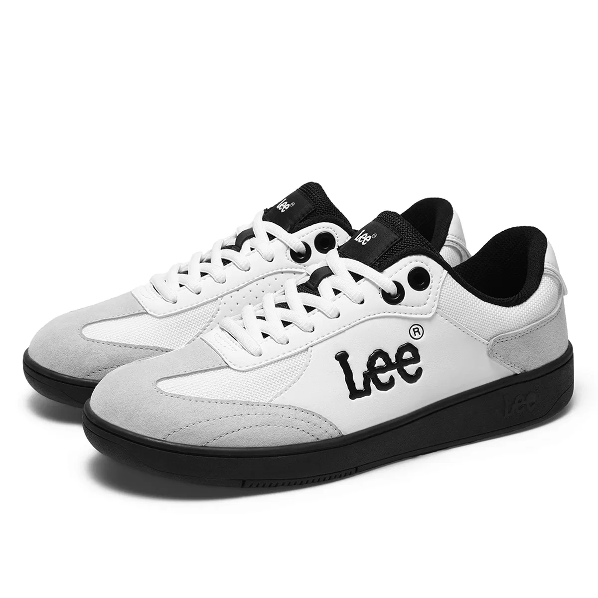 Кроссовки скейтбордические Lee Low Top Black White — фото 4