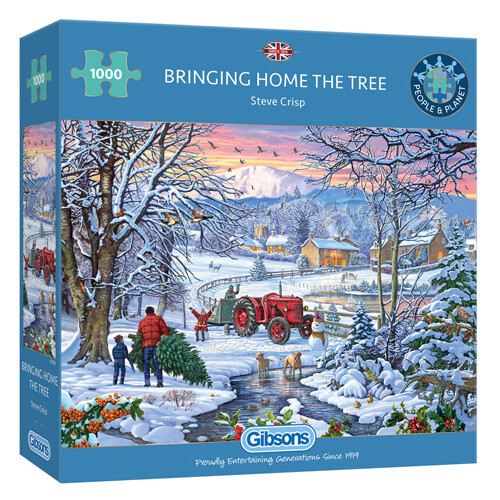 

Пазл Bringing Home The Tree
