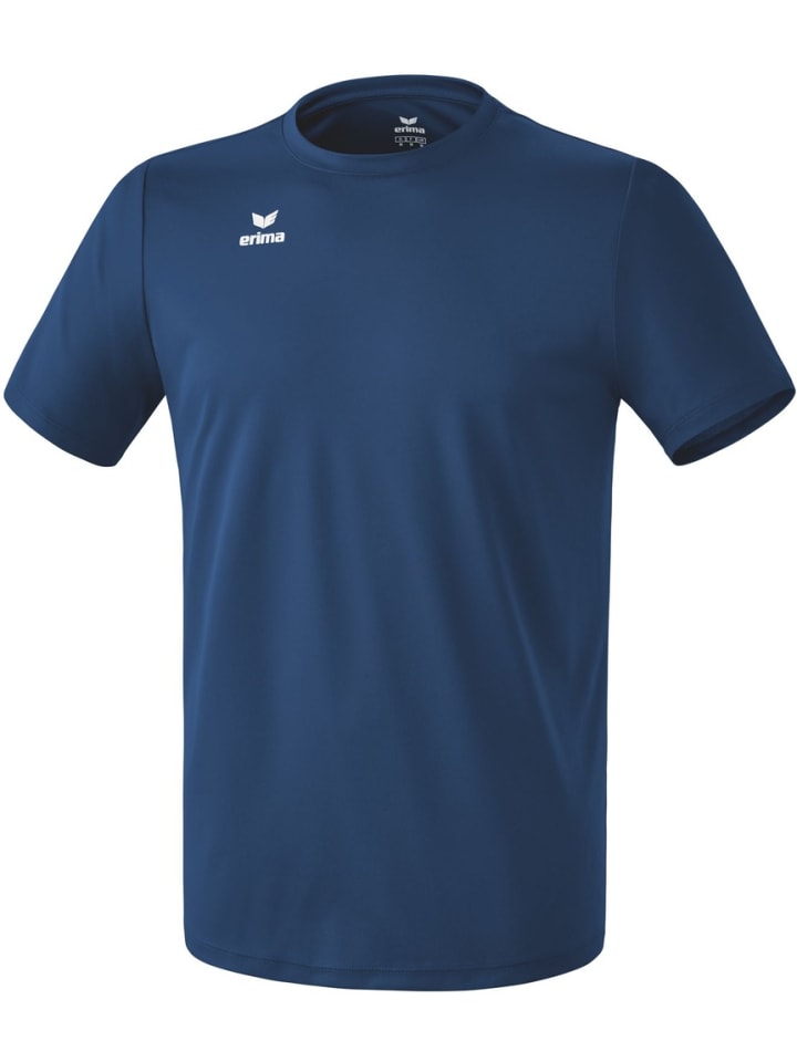 

Футболка спортивная Функциональная футболка для командных видов спорта синего цвета erima