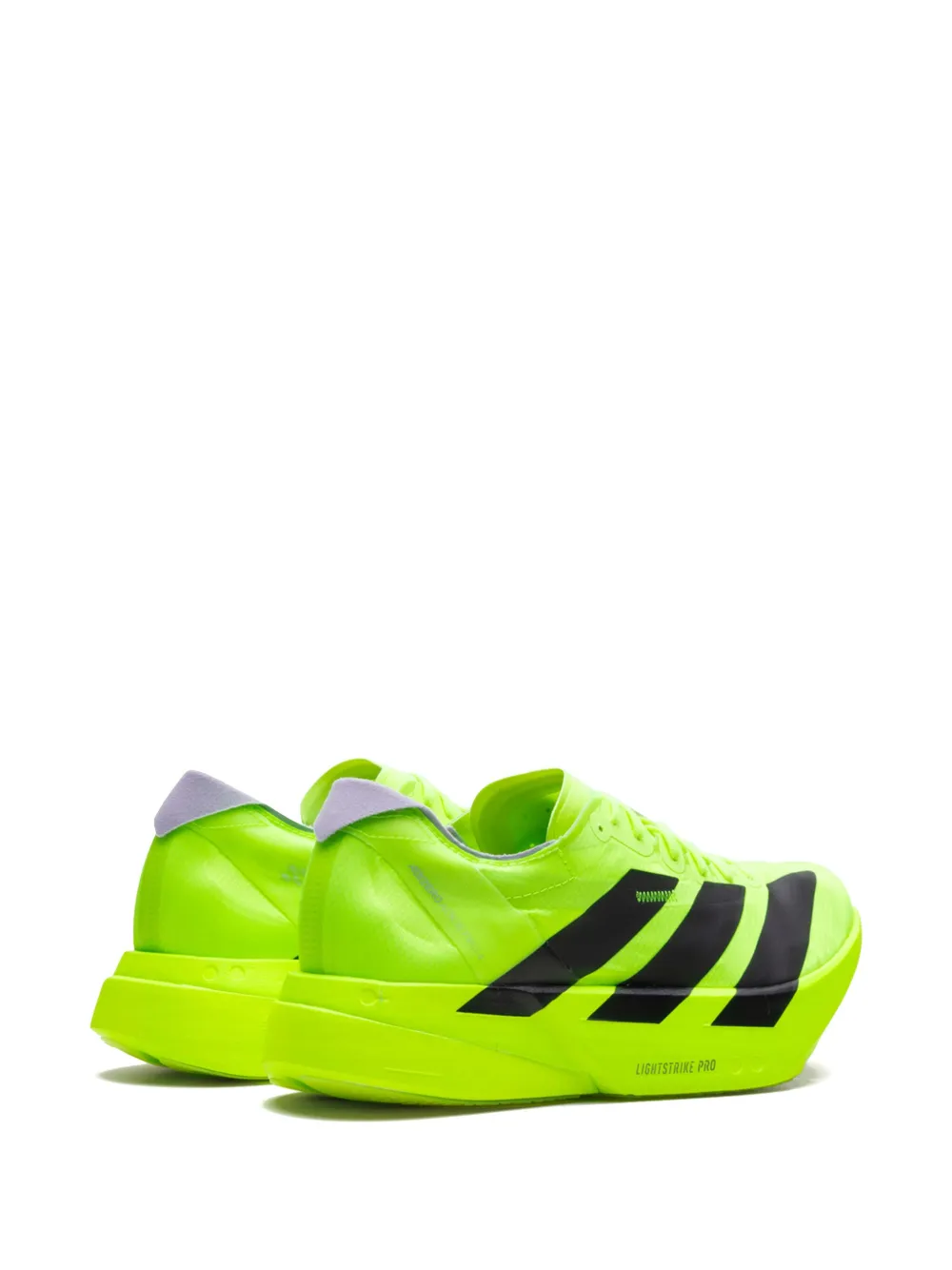 Кроссовки Adizero Adios Pro 4 Lucid Lemon/Black Adidas, зеленый — фото 3