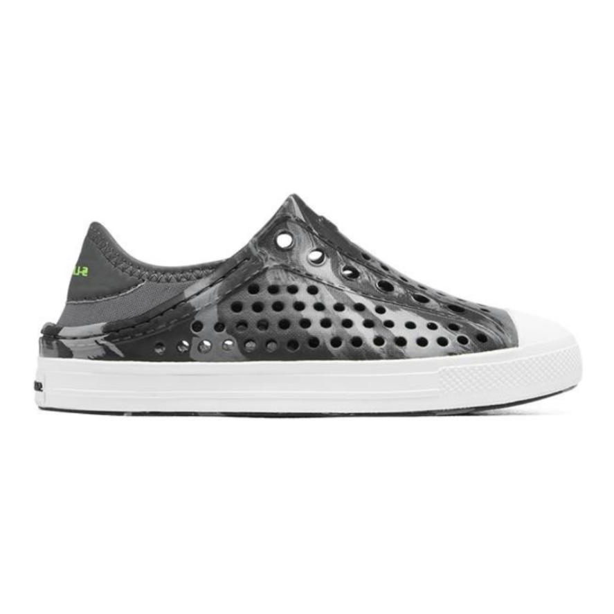 Сандалии Foamies Slip Resistant Abrasive для детей и подростков Skechers Kids, черный/серый — фото 2