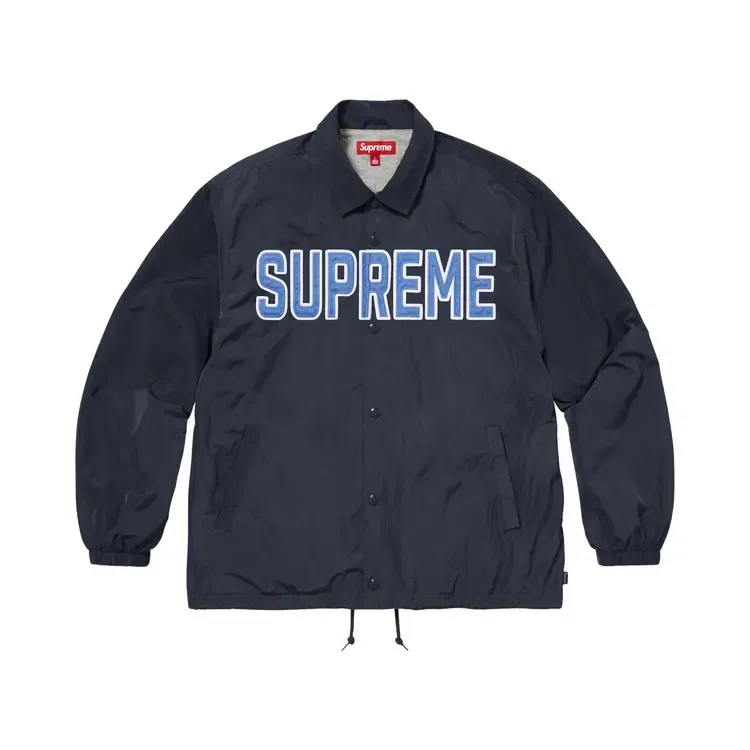 Куртка Supreme Spellout Coaches Jacket, синий