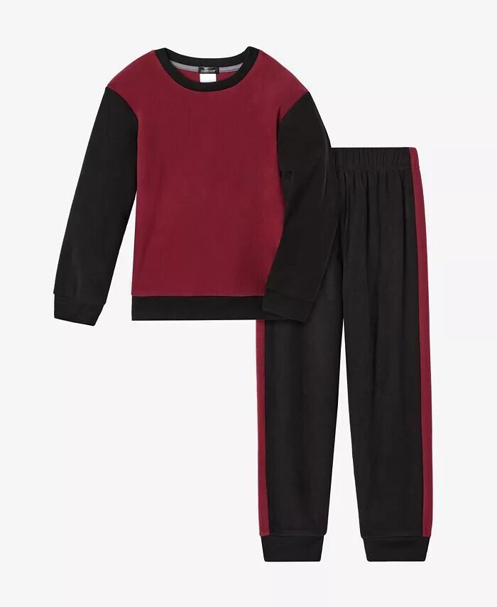 

Пижамный комплект для бега с цветными блоками для мальчика Cuddl Duds, фиолетовый