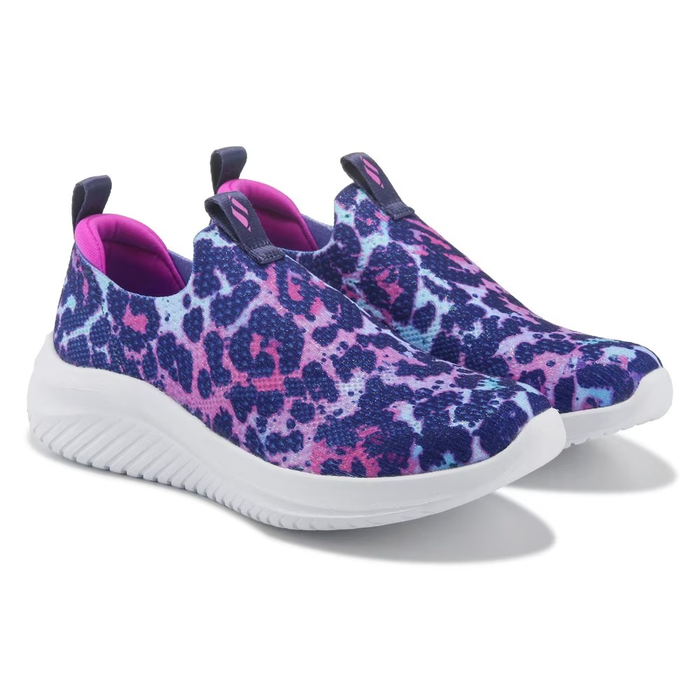 

Ультра гибкие кроссовки-слайдеры для маленьких/больших детей Skechers, синий