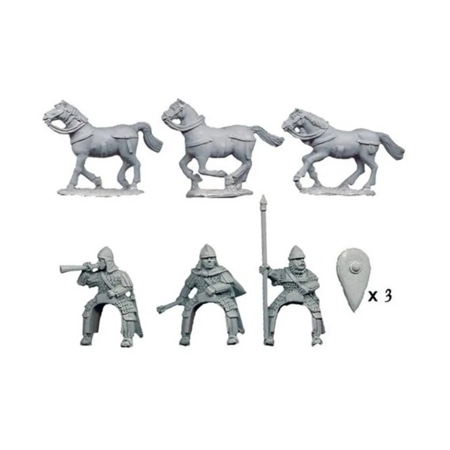 

Тематическое/тагматическое командование катафрактов, Historical Miniatures - Dark Ages - Byzantine (28mm) (Crusader Miniatures)