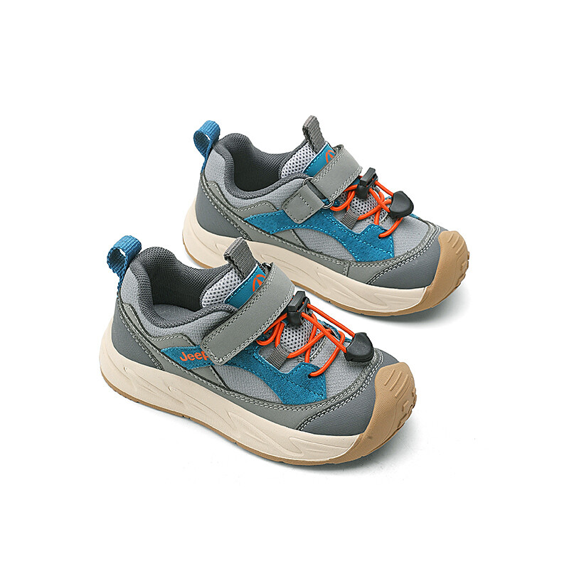 Кроссовки Jeep Kids Lifestyle Shoes Kids Low-top Gray, синий — фото 3