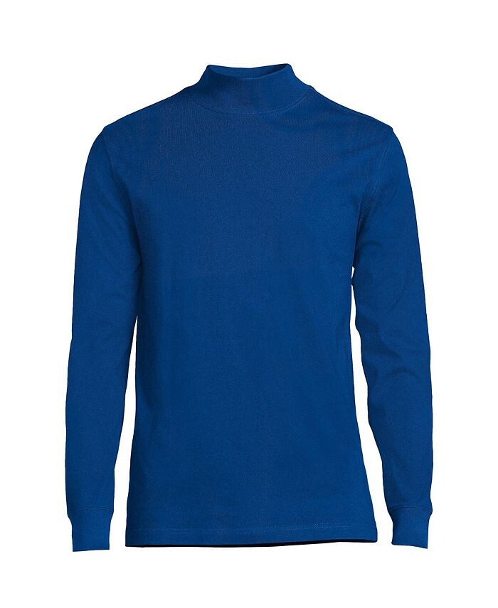 

Мужская футболка с воротником-стойкой Super-T Lands' End, цвет Evening cobalt