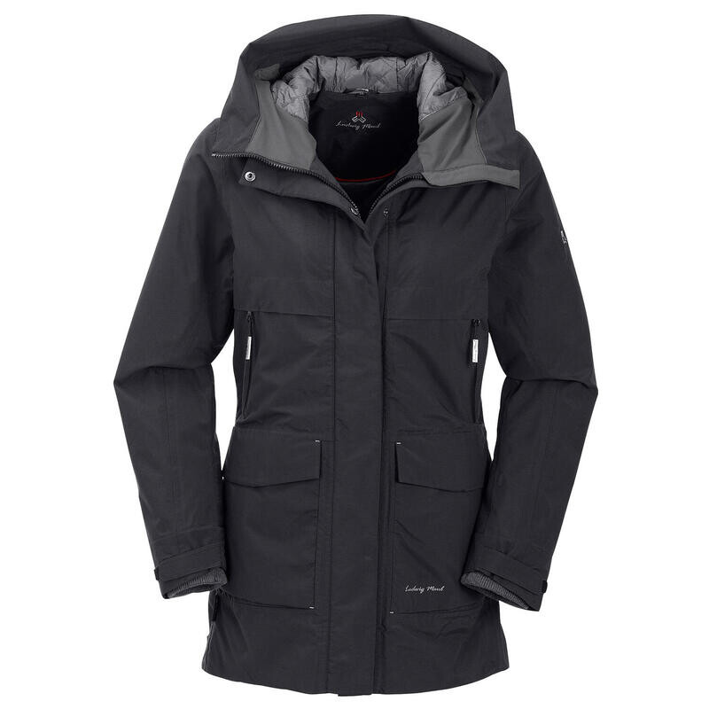 

Женский походный дождевик Maul Sport, черный/серый