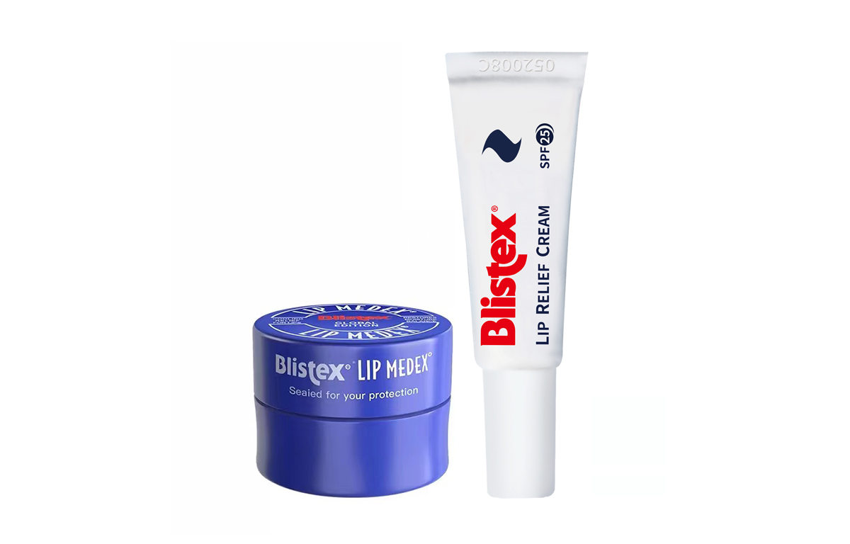 

BLISTEX Набор Blue Lip Small Blue Can бальзам для губ против морщин, увлажнение и питание 7г+6г