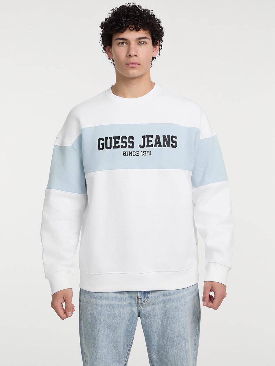 

Толстовка GUESS JEANS, светло-синий