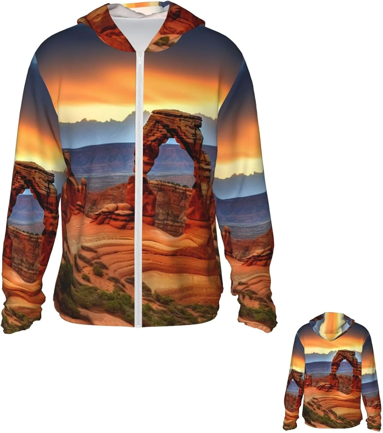 

Толстовка с защитой от солнца Arches National Park UPF 50+ с карманами PPTHSNVB