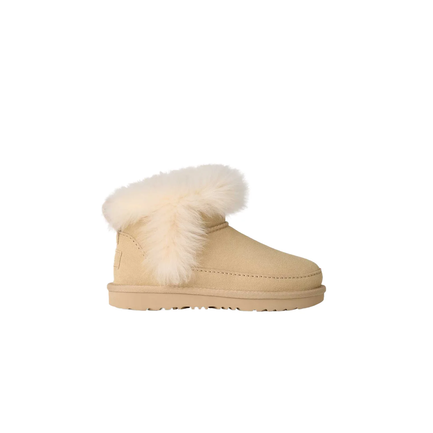 Классические ультра мини сноуботы mid top для детей UGG, Sand Castle Brown — фото 3