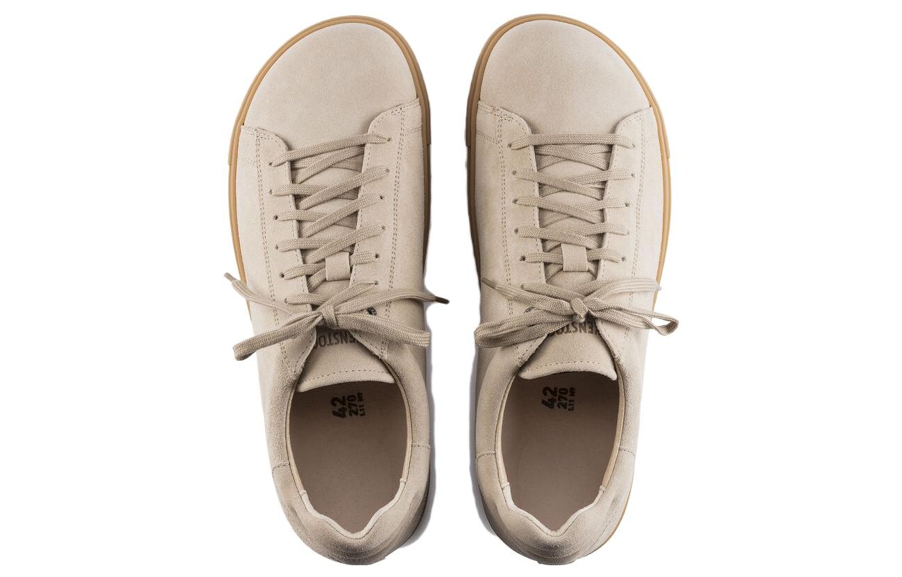 Кроссовки Birkenstock Skateboarding Shoes Unisex Mid-top Sand, цвет Sand — фото 4
